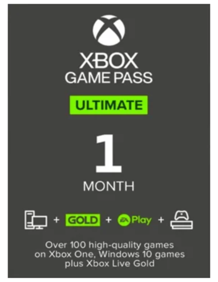 Xbox Game Pass Ultimate - 1 Month